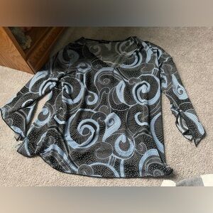 BRITTANY BLACK BLOUSE